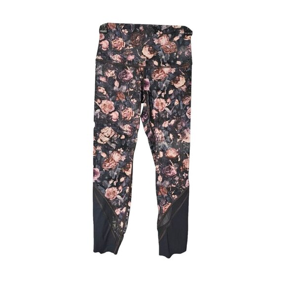 Women's - Lululemon Wunder Under Crop II Floral Leggings - Picture 2 of 8